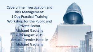 1 Advanced Combating Cybercrime in the Public and Private Sector Including the New Cybercrime Bill 1 Advanced Combating Cybercrime in the Public and Private Sector Including the New Cybercrime Bill